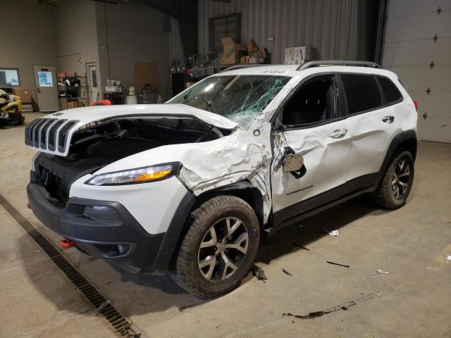 1C4PJMBS7EW193978 - 2014 JEEP CHEROKEE TRAILHAWK 白色 照片 1