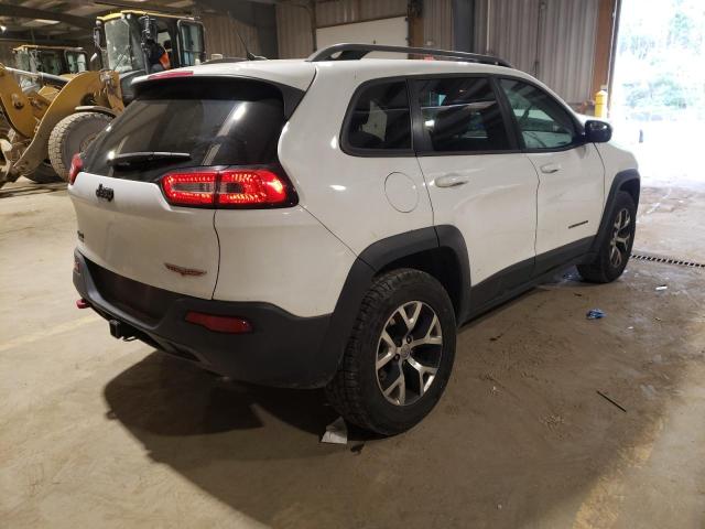 1C4PJMBS7EW193978 - 2014 JEEP CHEROKEE TRAILHAWK 白色 照片 3