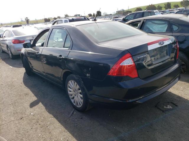 3FADP0L34BR166520 - 2011 FORD FUSION HYBRID BLACK photo 2