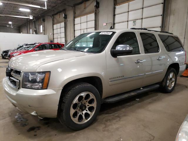 1GNSKKE70DR187527 - 2013 CHEVROLET SUBURBAN K1500 LTZ TAN photo 1