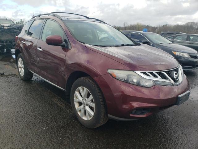 JN8AZ1MW4CW214218 - 2012 NISSAN MURANO S BURGUNDY photo 4