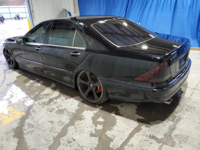 WDBNG76J63A374409 - 2003 MERCEDES-BENZ S 600 BLACK photo 2