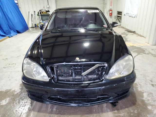 WDBNG76J63A374409 - 2003 MERCEDES-BENZ S 600 BLACK photo 5