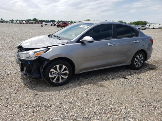 3KPA24AD3NE507884 - 2022 KIA RIO LX CHARCOAL photo 1