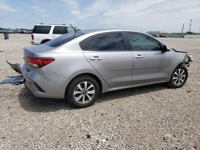 3KPA24AD3NE507884 - 2022 KIA RIO LX CHARCOAL photo 3