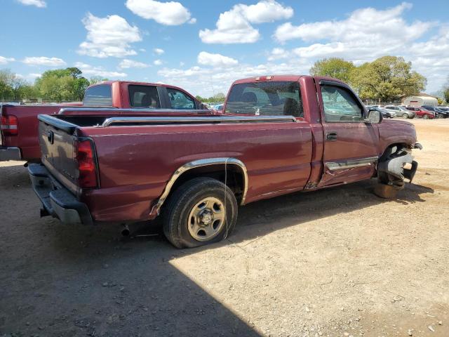 1GCEC14V84Z243761 - 2004 CHEVROLET SILVERADO C1500 MAROON photo 3