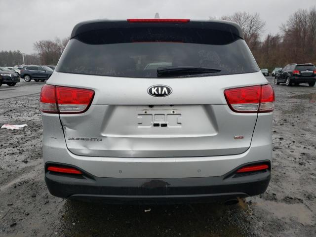 5XYPGDA37HG328533 - 2017 KIA SORENTO LX SILVER photo 6