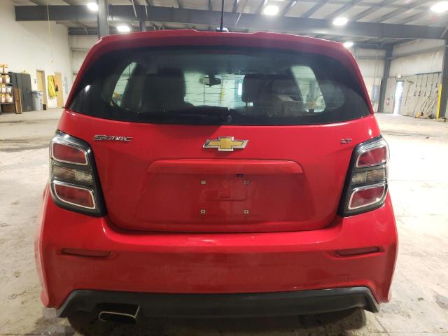 1G1JD6SG0H4112395 - 2017 CHEVROLET SONIC LT RED photo 6