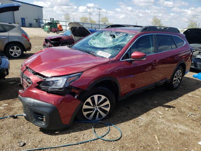 4S4BTAFC6N3246625 - 2022 SUBARU OUTBACK PREMIUM RED photo 1