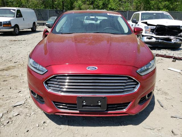 3FA6P0D95ER315999 - 2014 FORD FUSION TITANIUM RED photo 5