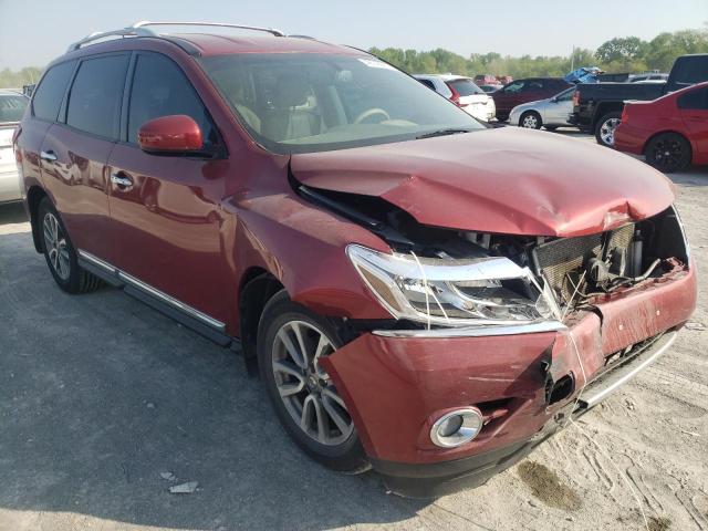 5N1AR2MM5EC610304 - 2014 NISSAN PATHFINDER S RED photo 4