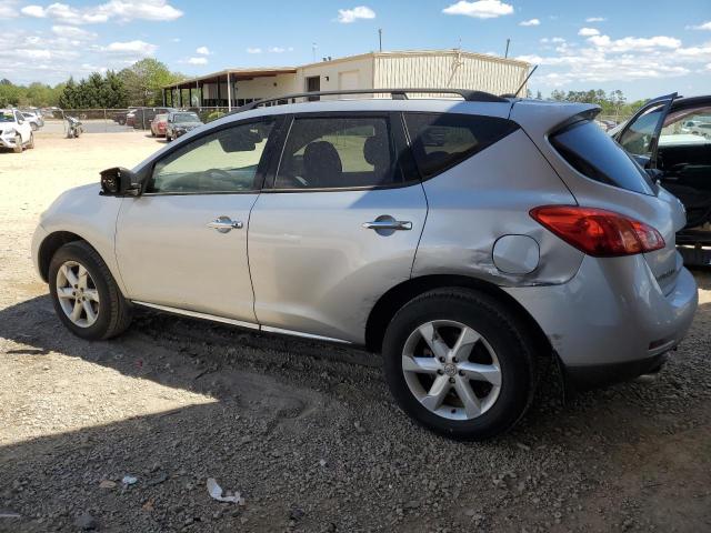 JN8AZ18W29W101452 - 2009 NISSAN MURANO S SILVER photo 2