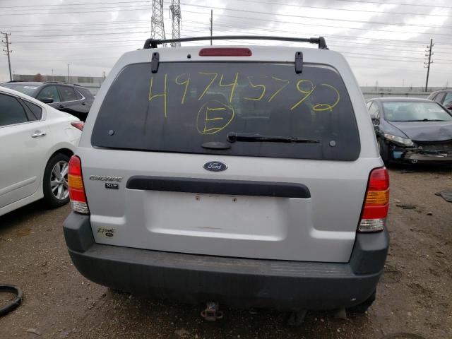 1FMYU93183KA10781 - 2003 FORD ESCAPE XLT SILVER photo 6