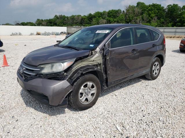 3CZRM3H38EG711180 - 2014 HONDA CR-V LX GRAY photo 1