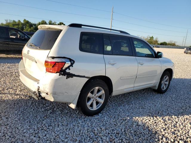 5TDKK3EHXAS014229 - 2010 TOYOTA HIGHLANDER SE WHITE photo 3