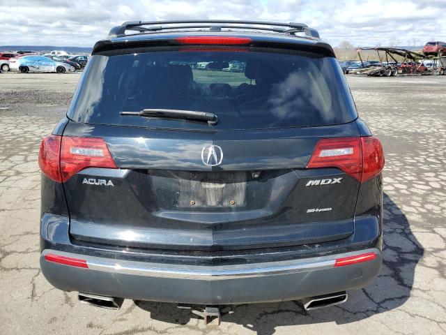 2HNYD2H45AH524925 - 2010 ACURA MDX TECHNOLOGY BLACK photo 6