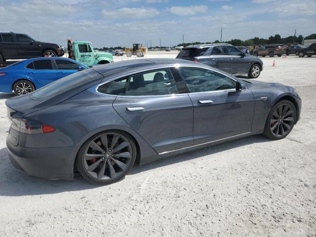 5YJSA1H26EFP66826 - 2014 TESLA MODEL S 灰色 照片 3