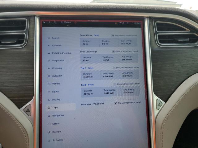 5YJSA1H26EFP66826 - 2014 TESLA MODEL S 灰色 照片 9