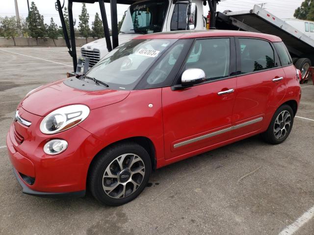 ZFBCFACH6EZ016132 - 2014 FIAT 500L LOUNGE RED photo 1