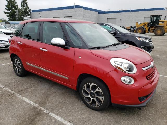 ZFBCFACH6EZ016132 - 2014 FIAT 500L LOUNGE RED photo 4