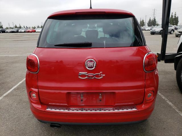 ZFBCFACH6EZ016132 - 2014 FIAT 500L LOUNGE RED photo 6