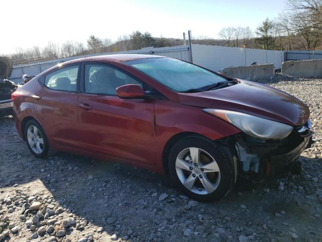 KMHDH4AE6CU463653 - 2012 HYUNDAI ELANTRA GLS RED photo 4