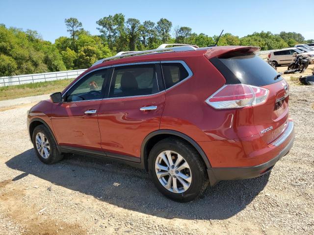 KNMAT2MT7GP605467 - 2016 NISSAN ROGUE S RED photo 2