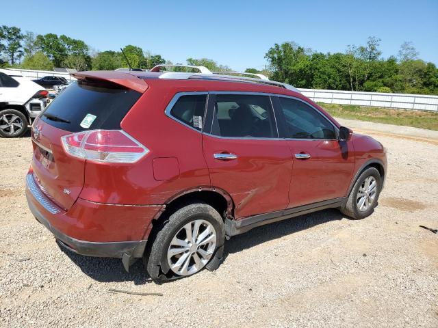 KNMAT2MT7GP605467 - 2016 NISSAN ROGUE S RED photo 3