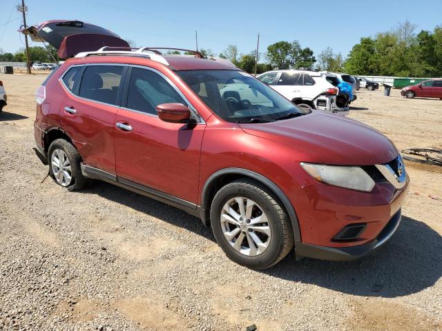 KNMAT2MT7GP605467 - 2016 NISSAN ROGUE S RED photo 4