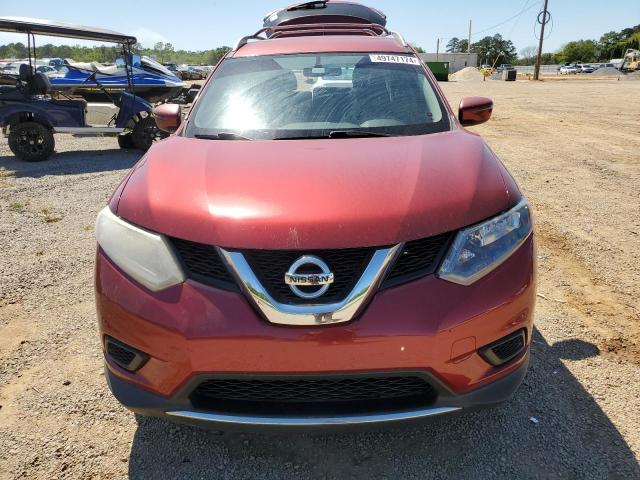 KNMAT2MT7GP605467 - 2016 NISSAN ROGUE S RED photo 5