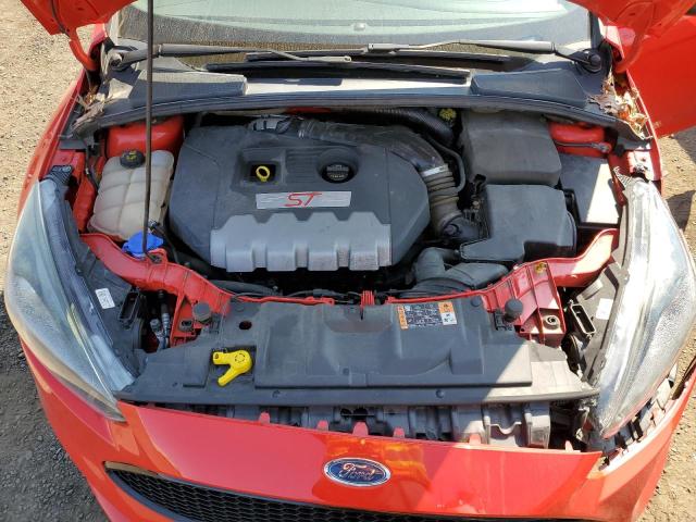 1FADP3L97HL240509 - 2017 FORD FOCUS ST RED photo 11