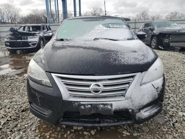 3N1AB7AP6DL780116 - 2013 NISSAN SENTRA S BLACK photo 5