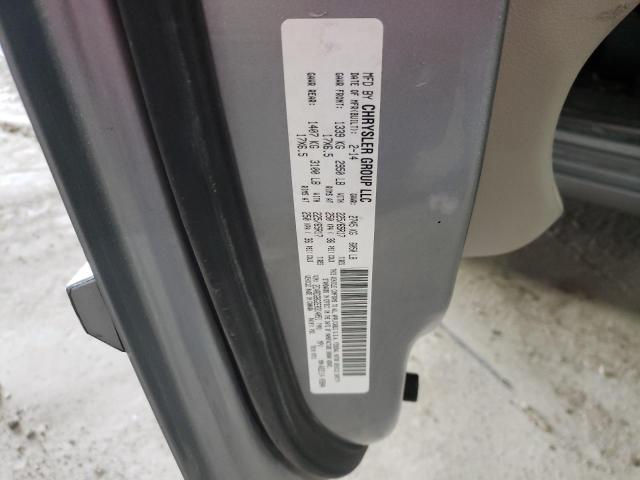 2C4RDGBG2ER314051 - 2014 DODGE GRAND CARA SE SILVER photo 13