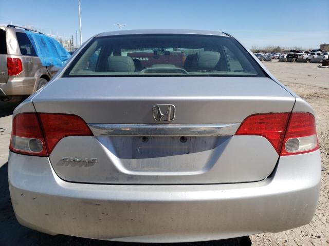 1HGFA16929L001585 - 2009 HONDA CIVIC EXL SILVER photo 6