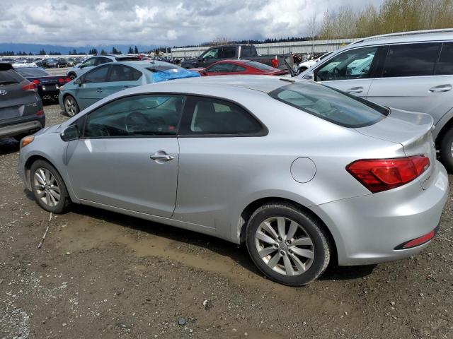 KNAFX6A83E5225209 - 2014 KIA FORTE EX SILVER photo 2