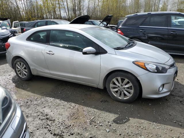 KNAFX6A83E5225209 - 2014 KIA FORTE EX SILVER photo 4