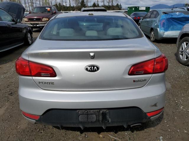 KNAFX6A83E5225209 - 2014 KIA FORTE EX SILVER photo 6