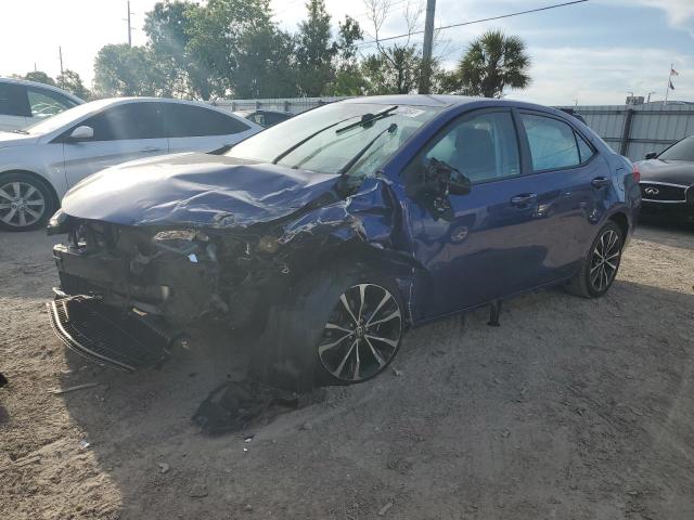 5YFBURHE5HP735947 - 2017 TOYOTA COROLLA L BLUE photo 1