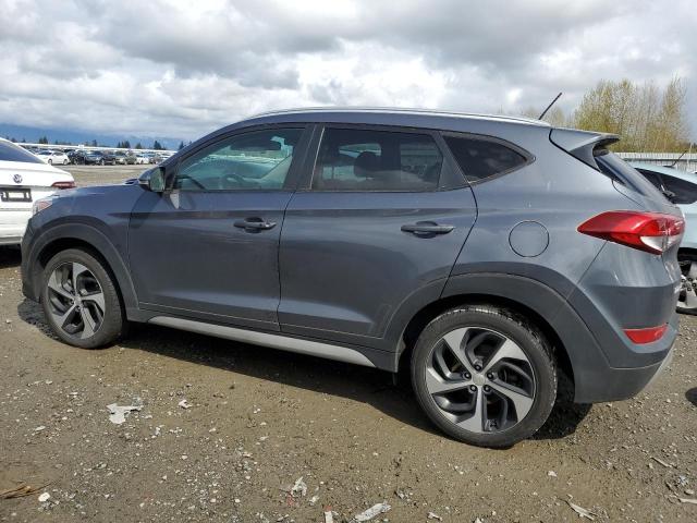 KM8J3CA23HU394090 - 2017 HYUNDAI TUCSON LIMITED GRAY photo 2