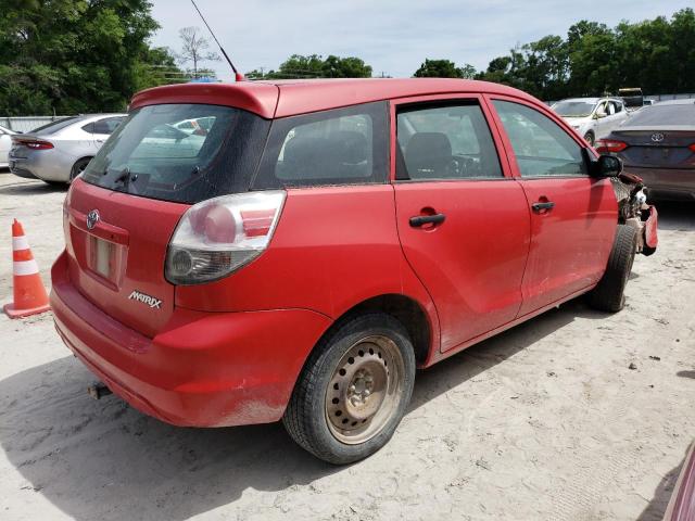 2T1KR32E38C690854 - 2008 TOYOTA COROLLA MA XR RED photo 3