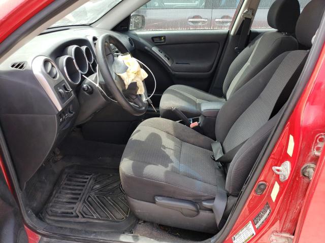 2T1KR32E38C690854 - 2008 TOYOTA COROLLA MA XR RED photo 7