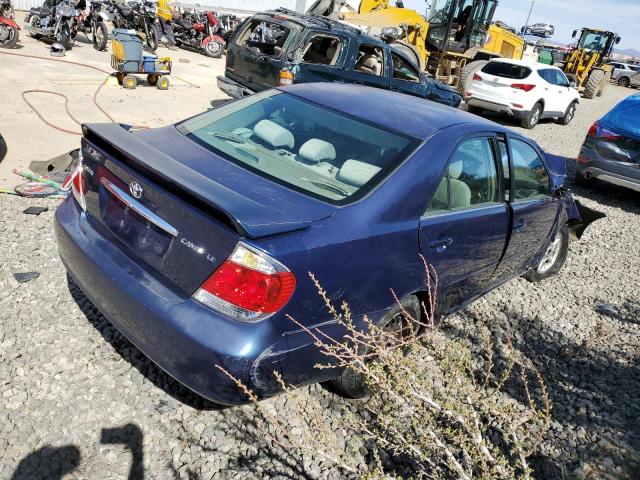 4T1BE32K25U097515 - 2005 TOYOTA CAMRY LE BLUE photo 3