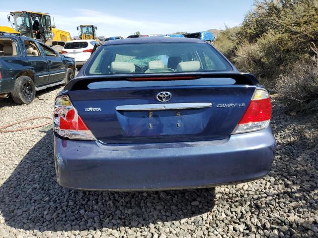 4T1BE32K25U097515 - 2005 TOYOTA CAMRY LE BLUE photo 6