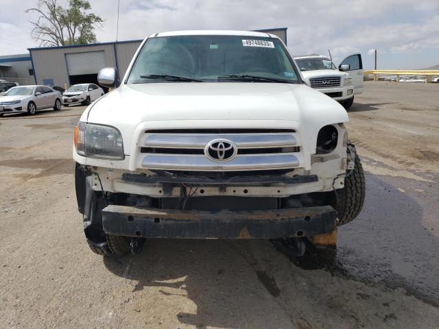 5TBRU34196S466864 - 2006 TOYOTA TUNDRA ACCESS CAB SR5 WHITE photo 5