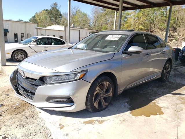 1HGCV1F52JA258475 - 2018 HONDA ACCORD EXL SILVER photo 1