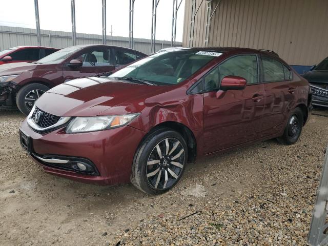 19XFB2F97FE078068 - 2015 HONDA CIVIC EXL BURGUNDY photo 1