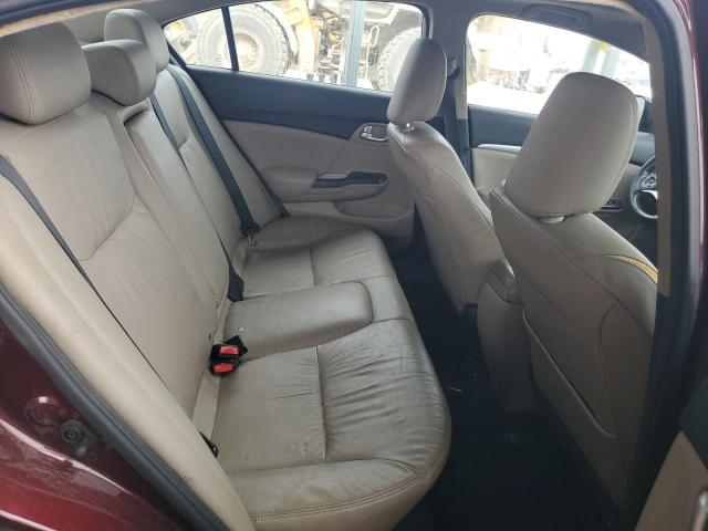 19XFB2F97FE078068 - 2015 HONDA CIVIC EXL BURGUNDY photo 10