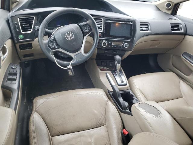 19XFB2F97FE078068 - 2015 HONDA CIVIC EXL BURGUNDY photo 8