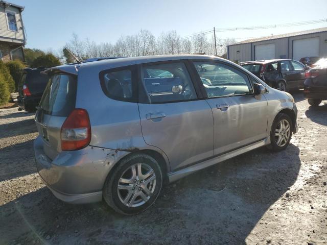 JHMGD386X7S019455 - 2007 HONDA FIT S GRAY photo 3