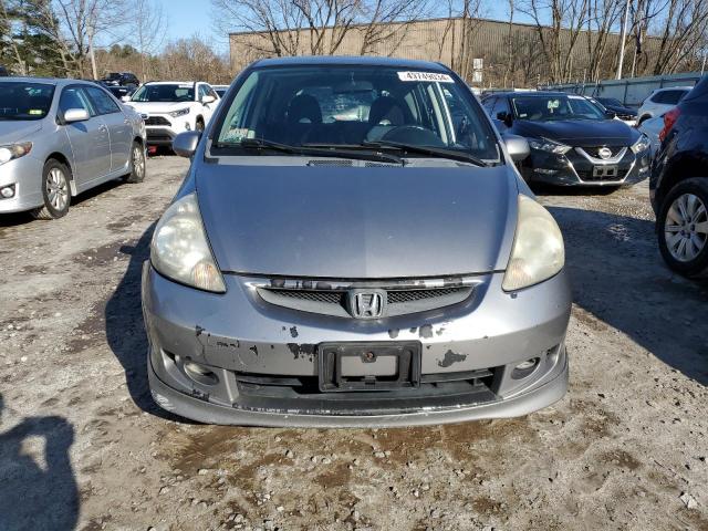 JHMGD386X7S019455 - 2007 HONDA FIT S 灰色 照片 5